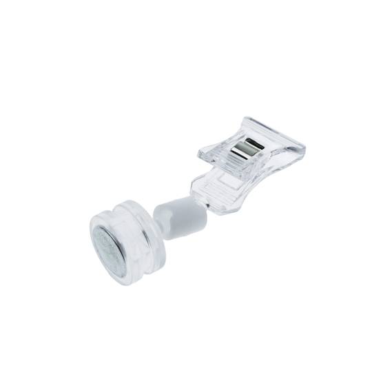 Magnetic methacrylate poster holder articulated