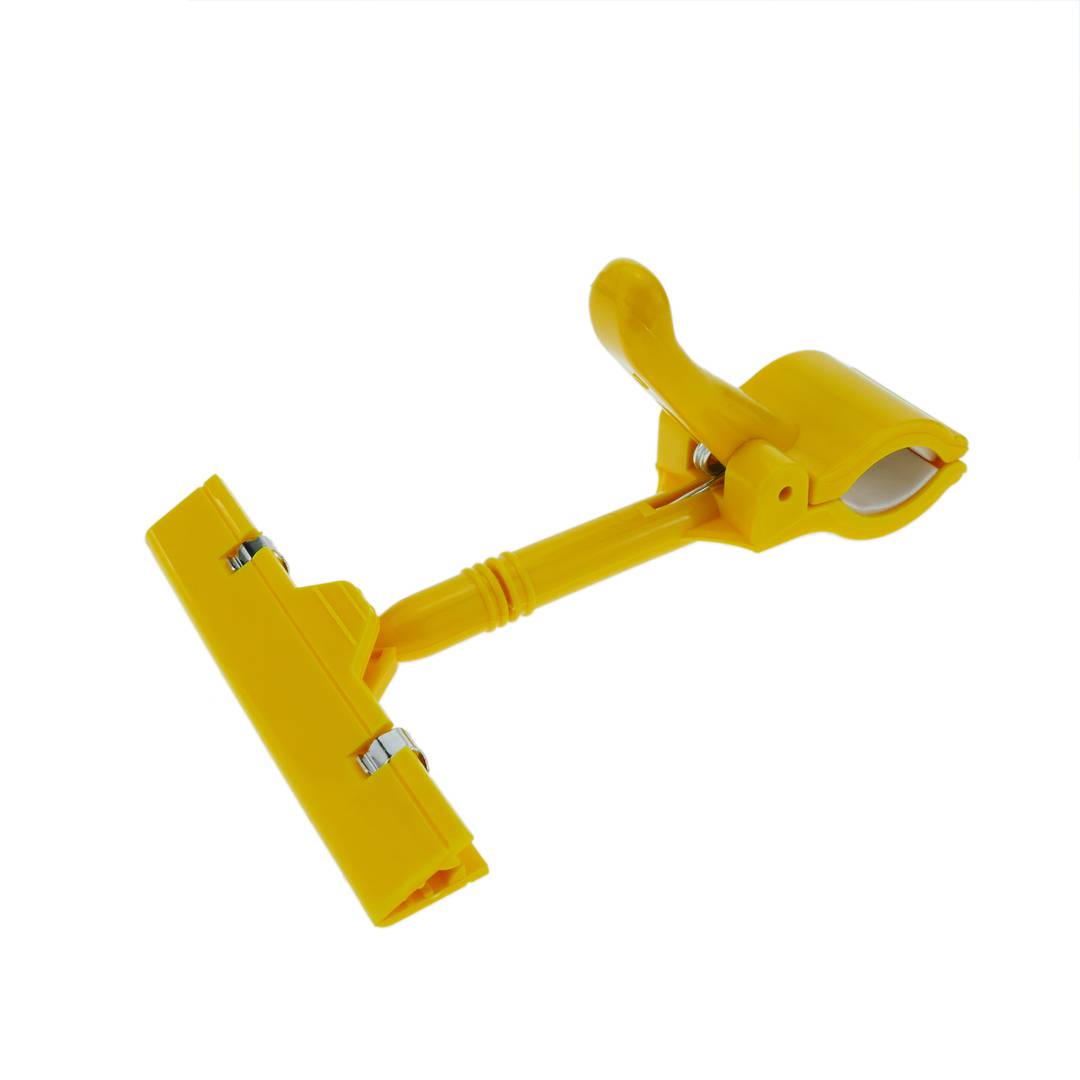 Support rigide en plastic plastique avec goupille de couleur jaune