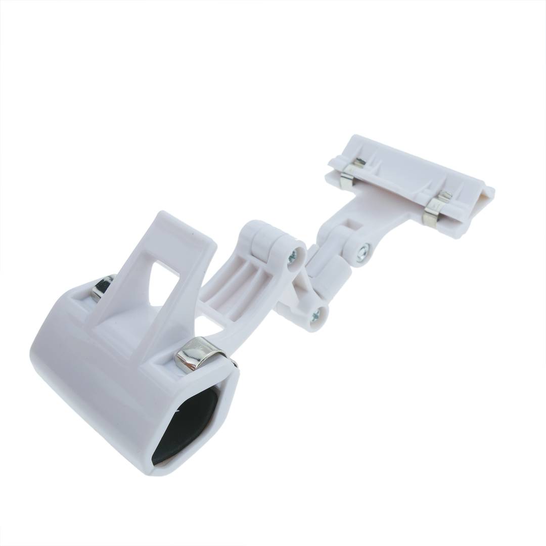 Gearticuleerde plastic posterhouder met witte clip