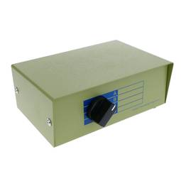 Conmutador manual de DB9 hembra de 4 puertos