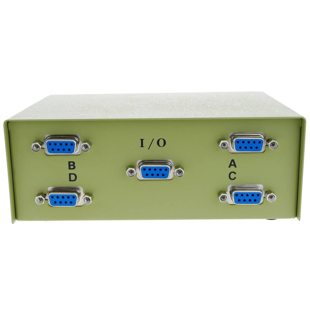 Manual Switch 4-port DB9 female