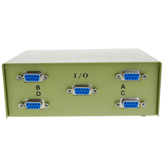Manual Switch 4-port DB9 female
