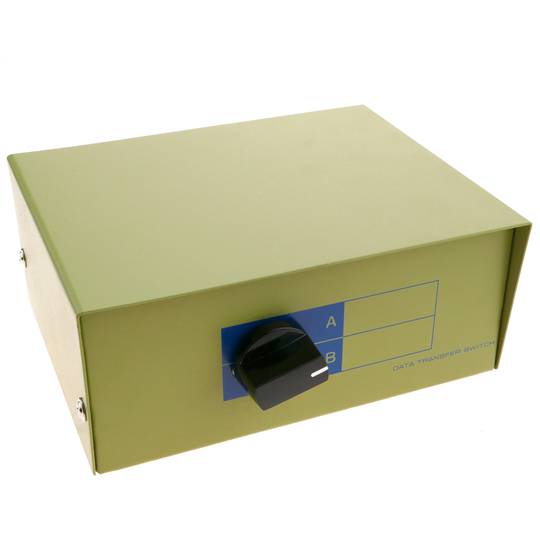 KVM-Switch VGA PS2 2-Port für Tastatur Maus und Bildschirm