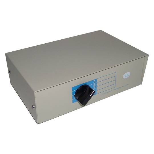 Conmutador KVM de VGA PS2 de 4 puertos para teclado ratón y pantalla