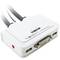 Compact USB DVI KVM Switch AUDIO 1KVM a 2CPU