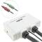 Compact USB DVI KVM Switch AUDIO 1KVM a 2CPU
