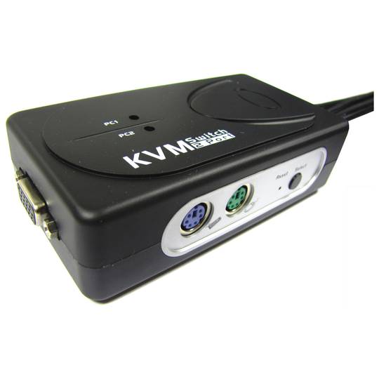 VGA PS2 KVM Switch with 2CPU 1KVM