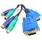 VGA PS2 KVM Switch with 2CPU 1KVM