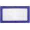 Magnetic label with blue frame and magnet signboard 80x45mm