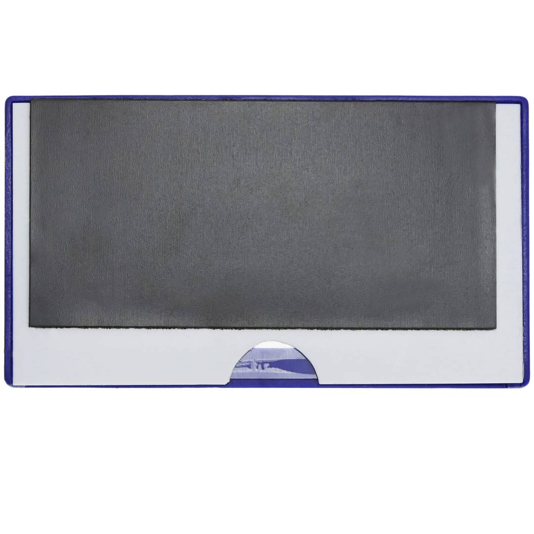 Magnetic label with blue frame and magnet signboard 80x45mm