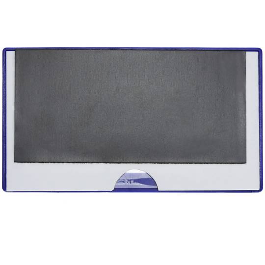 Magnetic label with blue frame and magnet signboard 80x45mm