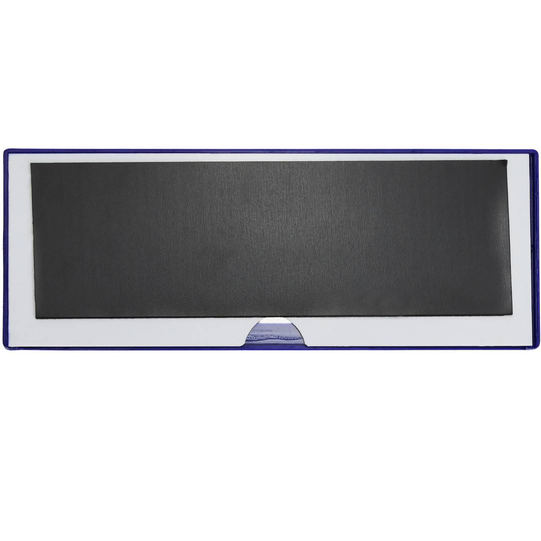 Etiqueta magnética com quadro azul e ímã sinai 120x45mm