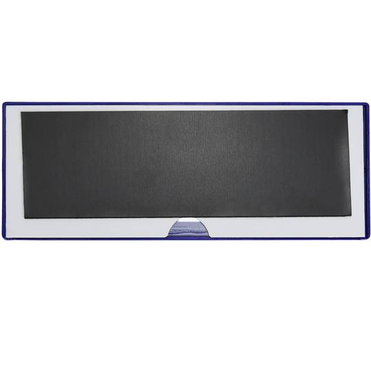 Etiqueta magnética com quadro azul e ímã sinai 120x45mm