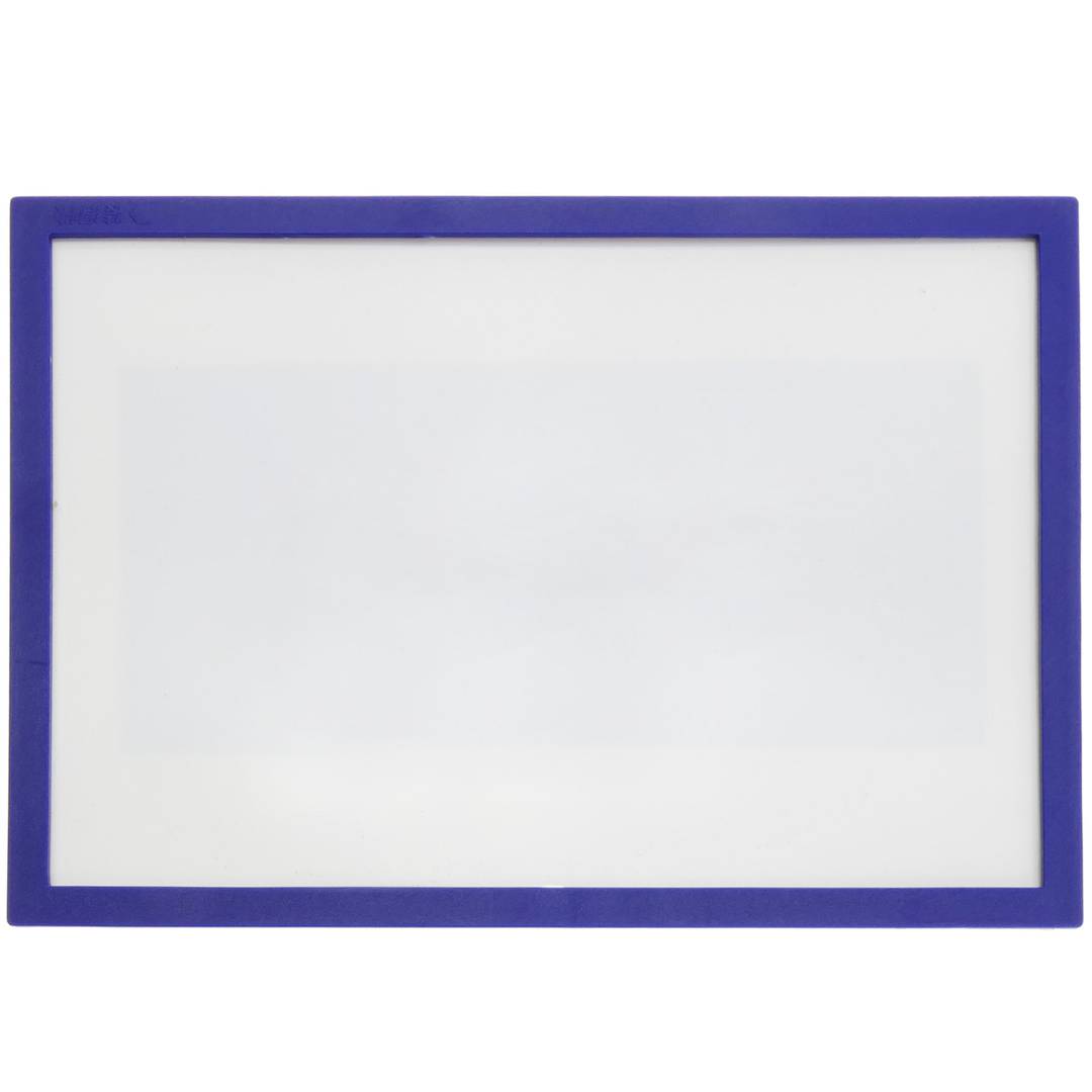 Etiqueta magnética com quadro azul e ímã sinai 100x68mm