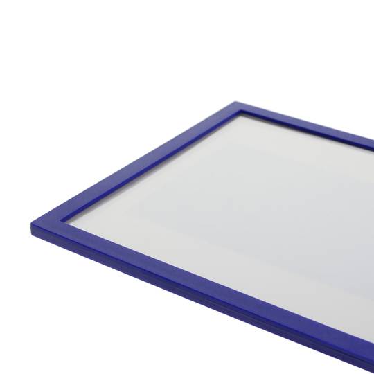 Etiqueta magnética com quadro azul e ímã sinai 100x68mm