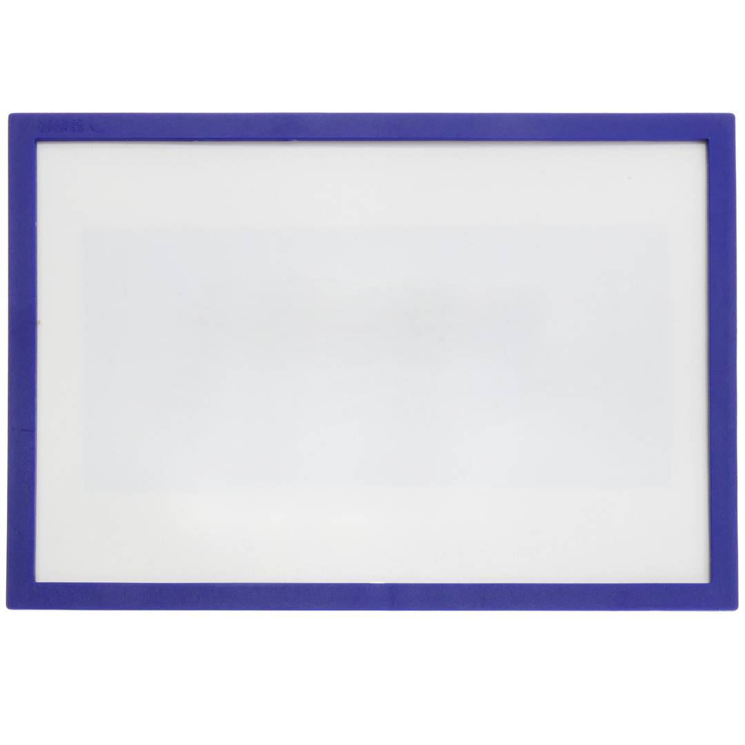 label met blauw frame met magneetbord 220x158 mm Cablematic