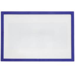 Etiqueta magnètica amb marc blau amb imant rètol de 220x158 mm