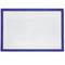Magnetic label with blue frame and magnet signboard 297x210mm