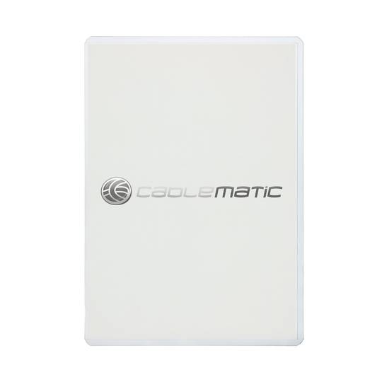 Plastic koffer voor documenten A7 105x74mm