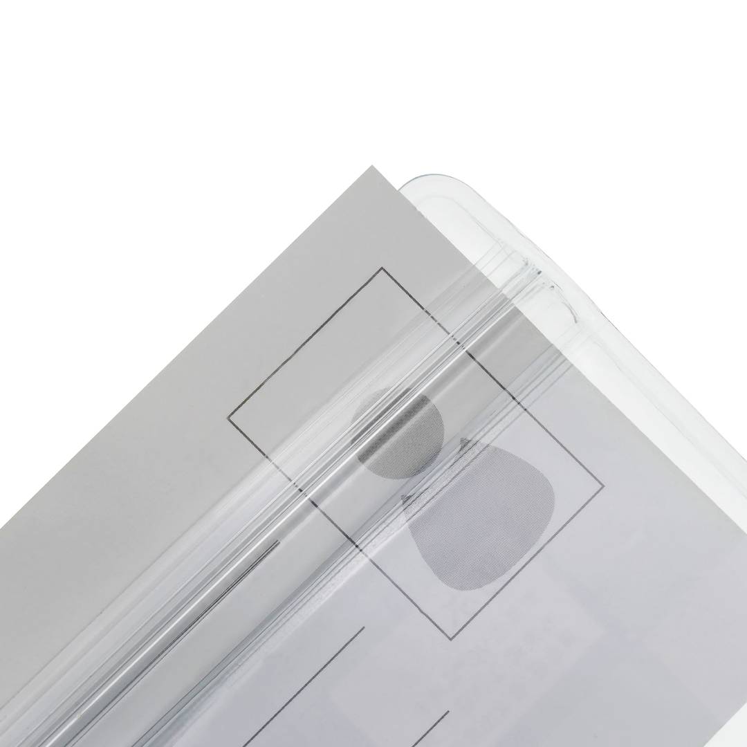 Plastic cover for ID card horizontal 90x60mm