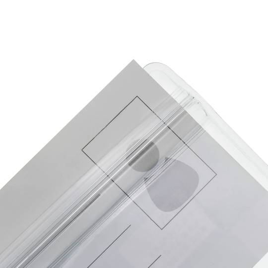 Plastic cover for ID card horizontal 90x60mm