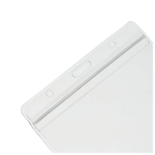 Plastic cover for ID card horizontal 90x60mm