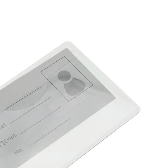 Rusteloos Zwerver Miljard Plastic hoes voor ID-kaart horizontaal ID 90x50mm - Cablematic