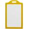 Plastic hoes voor ID-kaart ID verticaal A8 54x83mm geel