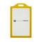 Plastic hoes voor ID-kaart ID verticaal A8 54x83mm geel