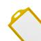 Plastic hoes voor ID-kaart ID verticaal A8 54x83mm geel