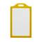 Plastic hoes voor ID-kaart ID verticaal A8 54x83mm geel