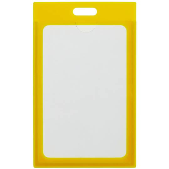 Kunststoffhülse für ID-Karten-Vertikale-ID B8 60x91mm gelb