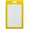 Kunststoffhülse für ID-Karten-Vertikale-ID B8 60x91mm gelb