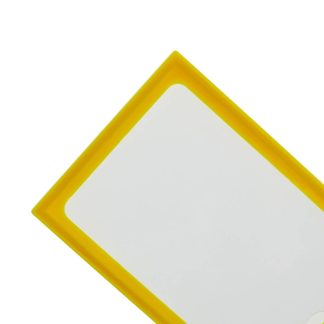 Kunststoffhülse für ID-Karten-Vertikale-ID B8 60x91mm gelb