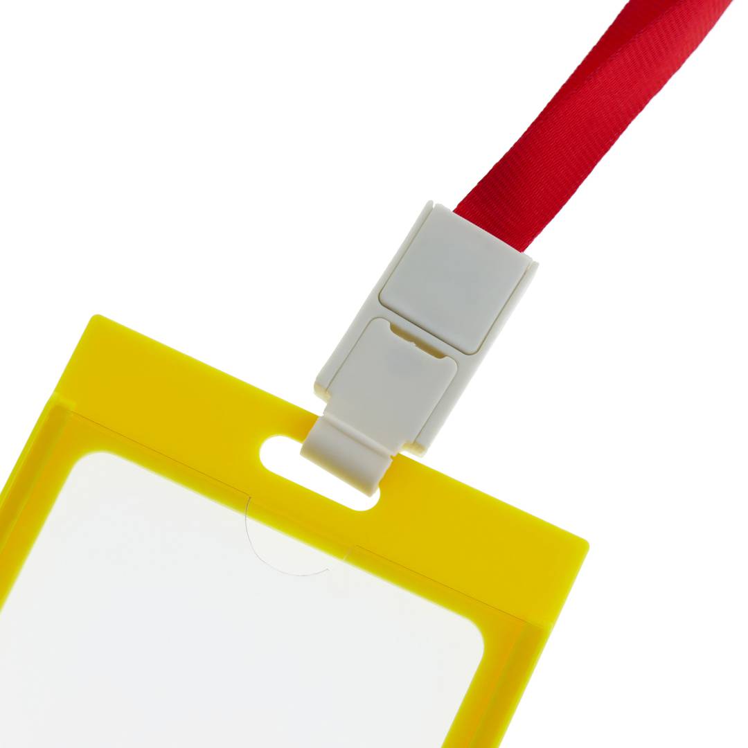 Kunststoffhülse für ID-Karten-Vertikale-ID B8 60x91mm gelb