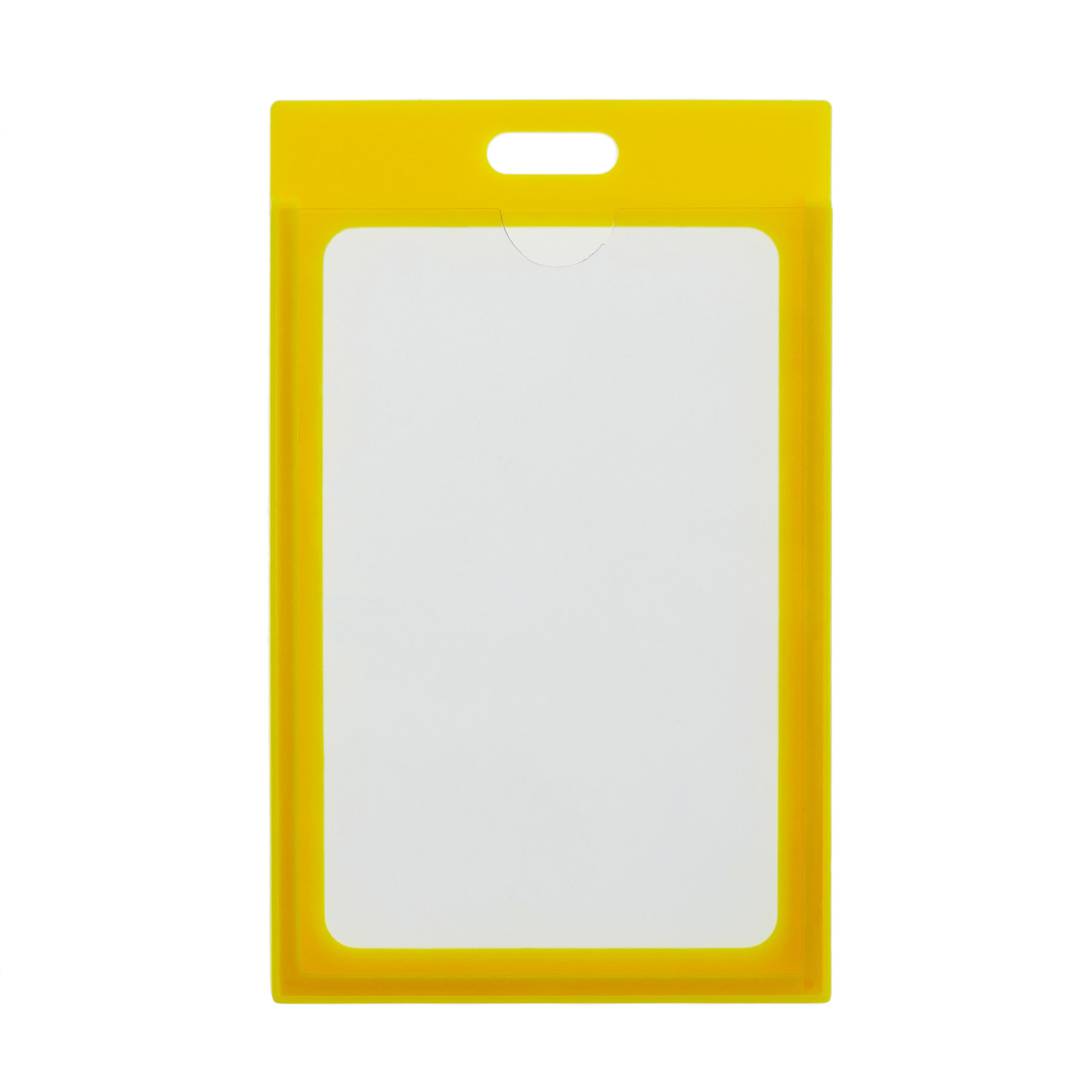 Kunststoffhülse für ID-Karten-Vertikale-ID B8 60x91mm gelb
