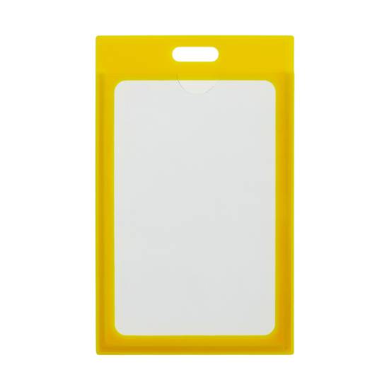 Kunststoffhülse für ID-Karten-Vertikale-ID B8 60x91mm gelb