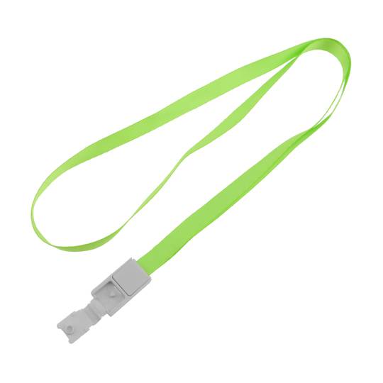 Cinta para colgar tarjeta de identificación al cuello verde