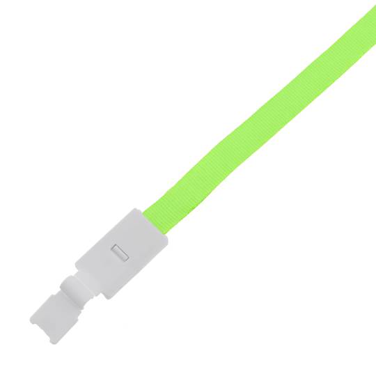 Cinta para colgar tarjeta de identificación al cuello verde