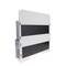Portafolletos de pared magnético de 270x257x65mm de 3 divisiones para folletos