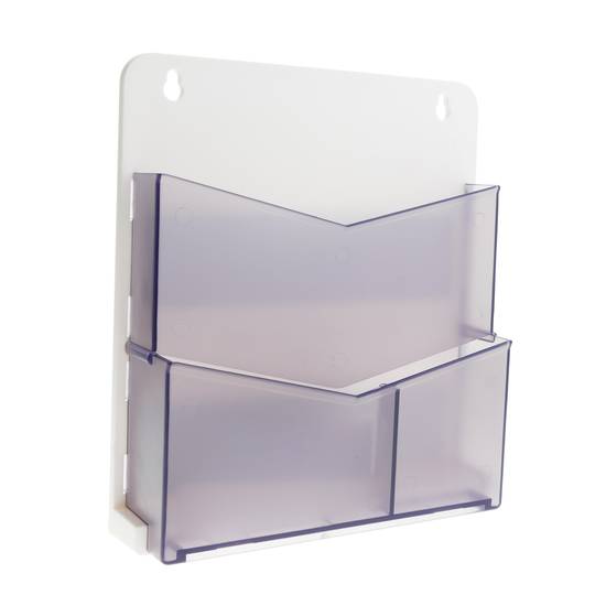 Portafulletons de paret magnètic de 183x165x42mm de 3 divisions per a fullets