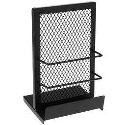 Porta depliant da tavolo in metallo 115 x 80 x 180 mm per brochure