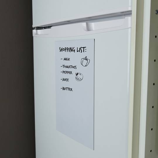 A4 witte flexibele magnetische labelposter met magneet