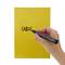 Flexibel Magnetische Etikett Plakat Gelb A4 mit Magnet