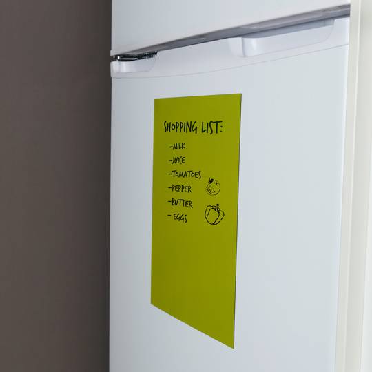 Flexibel Magnetische Etikett Plakat Gelb A4 mit Magnet