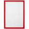 Magnetrahmen Magnetic Dokumenten-Displayhalter in A4 mit rot flexiblen Rahmen