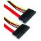 SATA Data + voedingskabel 7P15P H / H 50cm