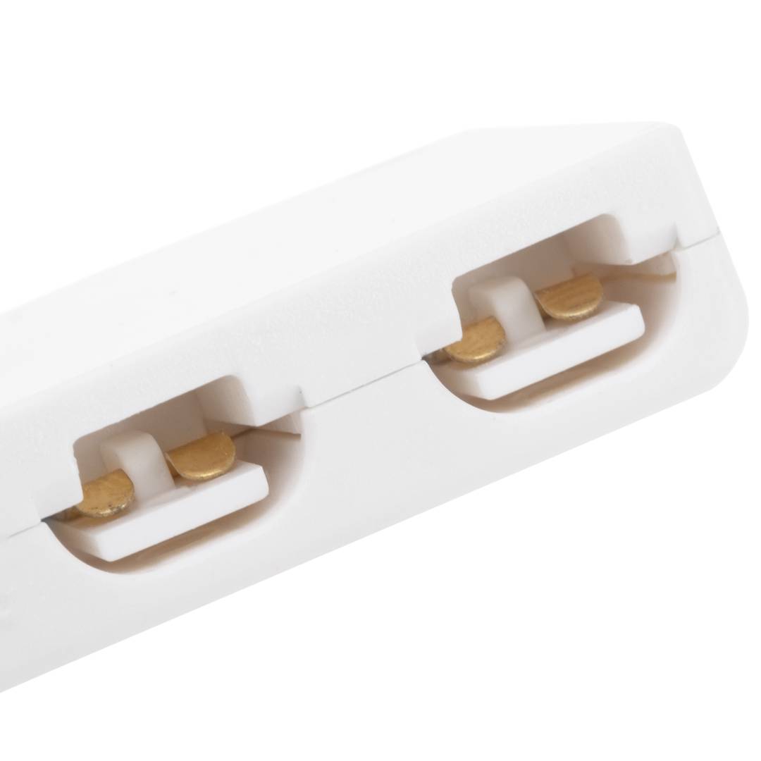 Adaptador multiplicador de 1 a 2 para conector rápido