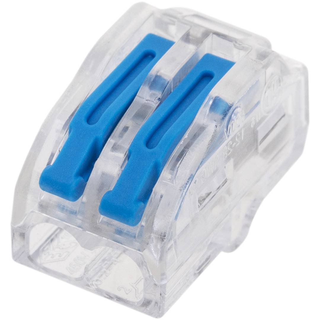 2-weg connectorblok voor 2,5 mm kabel (5-pack)