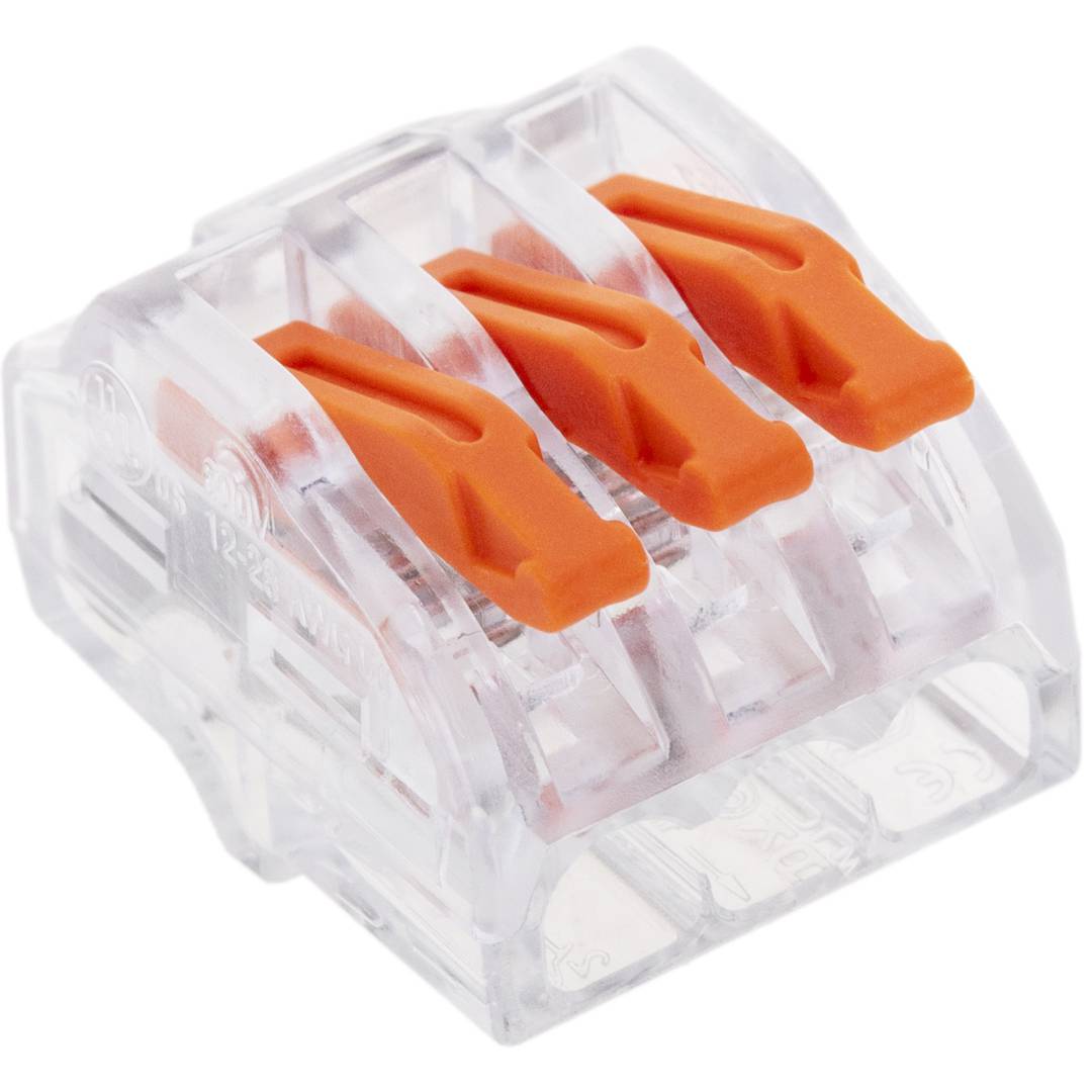 Blok złączy 3-drożnych do kabla 2,5 mm (5 sztuk)